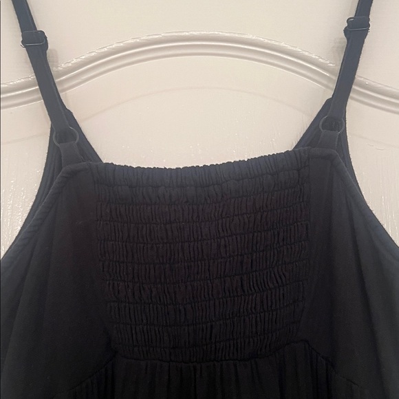 Universal Thread Black Tiered Maxi Dress with Button Detail Size XS - Picture 9 of 10